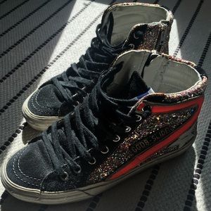 Golden Goose Glitter Slide Sneakers EU35/ US 5.5/6